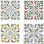 (image for) Little Birds Biscornu Ornaments